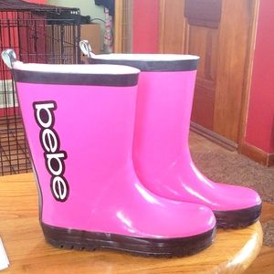 Bebe girls rain boots